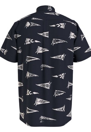 Camisa Náutica De Corte Regular Hombre Azul Tommy Hilfiger