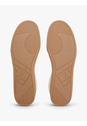 Tenis Beige Con Mezcla De Texturizas Tommy Hilfiger