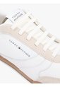 Tenis Beige Con Mezcla De Texturizas Tommy Hilfiger de Tommy Hilfiger