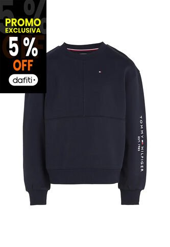 Saco Azul Para Niña Con Detalles Distintivos Tommy Hilfiger Tommy Hilfiger
