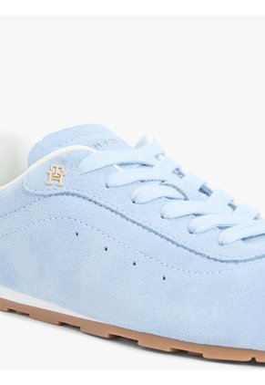Tenis Celeste De Ante Con Monograma TH Tommy Hilfiger