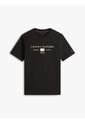 Camiseta Negra De Punto Con Logo Tommy Hilfiger de Tommy Hilfiger