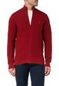 Cárdigan De Cuello Alto Con Cremallera Hombre Rojo Tommy Hilfiger de Tommy Hilfiger