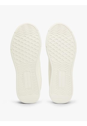 Tenis Blanco De Punto Ligero Con Logo Tommy Hilfiger