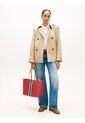 Bolso Rojo Tote Signature Monoplay Tommy Hilfiger de Tommy Hilfiger