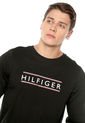 Camiseta Manga Larga Negro Tommy Hilfiger de Tommy Hilfiger