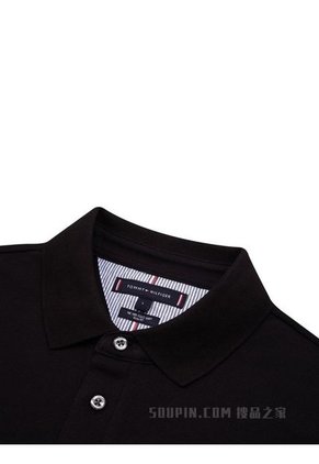 Polo 1985 Collection De Piqué Y Corte Slim Hombre Negro Tommy Hilfiger