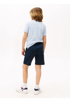 Jogger Azul Con Bajo Ajustado Y Logo Para Niño Tommy Hilfiger