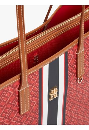 Bolso Rojo Tote Signature Monoplay Tommy Hilfiger