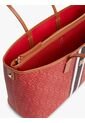 Bolso Rojo Tote Signature Monoplay Tommy Hilfiger de Tommy Hilfiger