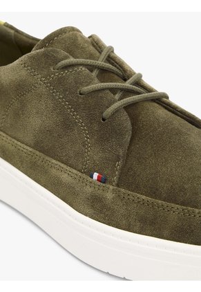 Tenis Verde Light Hybrid Con Gamuza Tommy Hilfiger