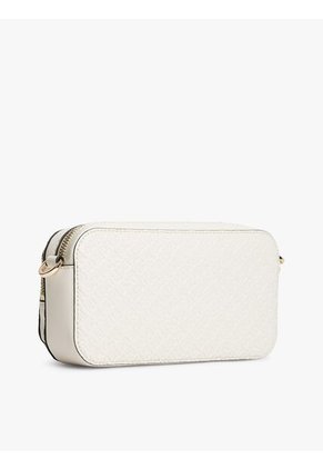 Bolso Beige Cruzado Tipo Cámara Con Monogramas TH Tommy Hilfiger