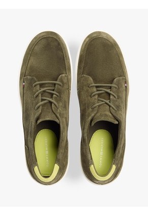 Tenis Verde Light Hybrid Con Gamuza Tommy Hilfiger