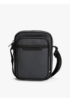 Bolso Gris Reporter Con Logo Metálico Tommy Hilfiger