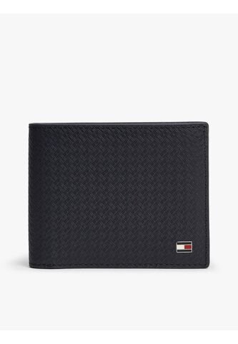 Billetera Azul Mini Tommy Hilfiger Con Acabado Emboss Tommy Hilfiger Tommy Hilfiger