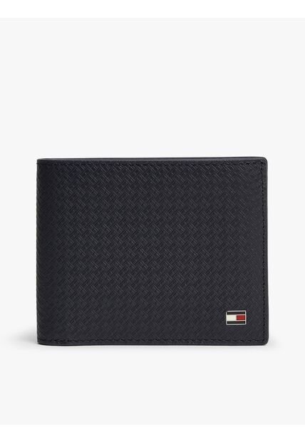 Billetera Azul Mini Tommy Hilfiger Con Acabado Emboss Tommy Hilfiger