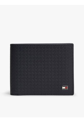 Billetera Azul Mini Tommy Hilfiger Con Acabado Emboss Tommy Hilfiger