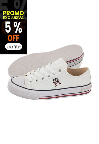 Tenis Deportivas Bassa Allacciata Niña Blanco Tommy Hilfiger Tommy Hilfiger