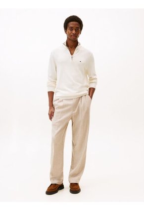 Saco Blanco Con Cuello Perkins Y Cremallera Tommy Hilfiger