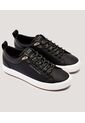 Tenis Negro Con Suela De Tacos Finos Tommy Hilfiger de Tommy Hilfiger
