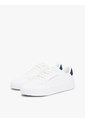Tenis Blanco De Punto Con Logo Tommy Hilfiger de Tommy Hilfiger