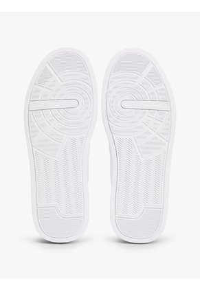 Tenis Blanco De Punto Con Logo Tommy Hilfiger