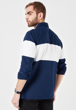 Camisa Azul-Blanco Tommy Hilfiger