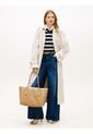 Bolso Beige Tote Essential Con Logo Metálico Tommy Hilfiger de Tommy Hilfiger