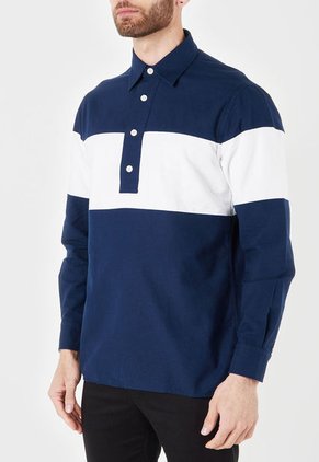 Camisa Azul-Blanco Tommy Hilfiger