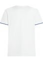 Camiseta Blanca De Corte Slim Con Logo Tommy Hilfiger de Tommy Hilfiger