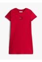 Vestido Rojo Camisero Manga Corta Tommy Hilfiger de Tommy Hilfiger