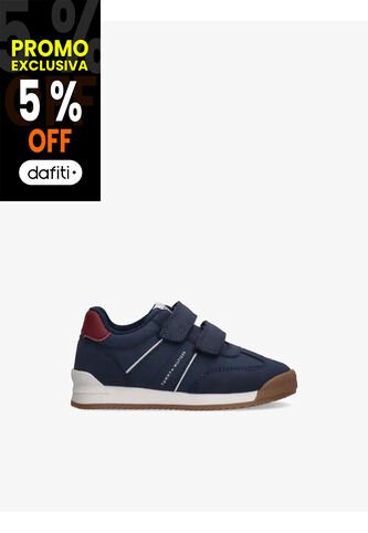 Tenis Azul De Corte Bajo Con Cierre De Velcro Tommy Hilfiger Tommy Hilfiger