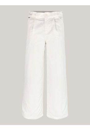 Pantalón Blanco Chino De Pana Con Pierna Ancha Tommy Hilfiger