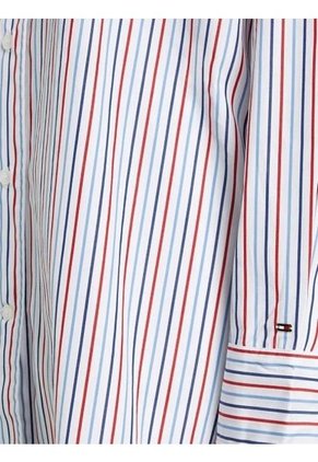 Camisa Oversize Con Cinta Distintiva Para Mujer Tommy Hilfiger