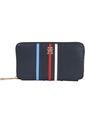 Billetera Azul Con Cremallera Para Mujer Tommy Hilfiger de Tommy Hilfiger