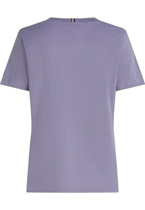 Camiseta Morado Con Logo Gráfico De Corte Regular Tommy Hilfiger