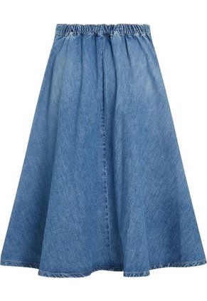 Falda Azul Denim Con Cinturón De Cuerda Tommy Hilfiger