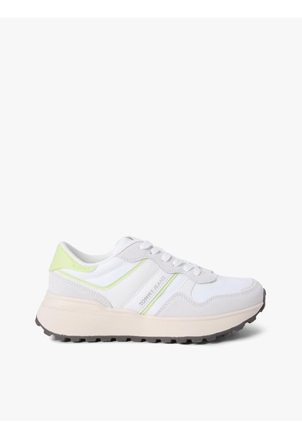 Tenis Con Mezcla De Texturas Tommy Hilfiger