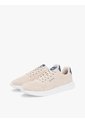Tenis Beige De Punto Ligero Con Logo Tommy Hilfiger de Tommy Hilfiger