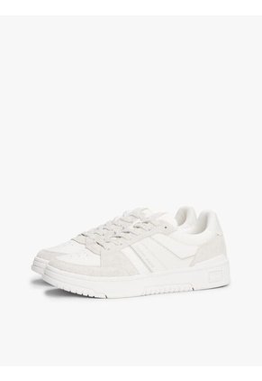 Tenis Gris De Mezcla De Ante Y Suela Cupsole Tommy Hilfiger