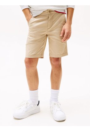 Bermudas Beige Chino 1985 Collection Para Niño Tommy Hilfiger