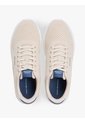 Tenis Beige De Punto Ligero Con Logo Tommy Hilfiger de Tommy Hilfiger