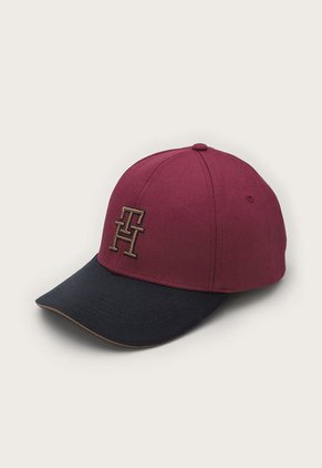 Gorra Vinotinto-Azul-Café Tommy Hilfiger