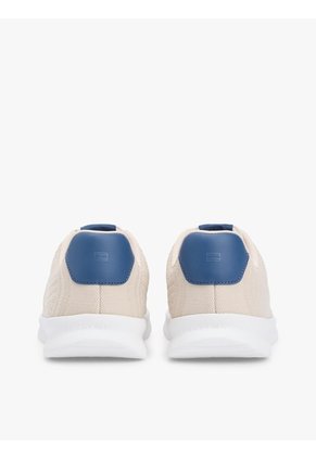 Tenis Beige De Punto Ligero Con Logo Tommy Hilfiger