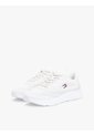 Tenis Blanco En Punto Jacquard Con Logo Tommy Hilfiger de Tommy Hilfiger