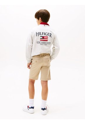 Bermudas Beige Chino 1985 Collection Para Niño Tommy Hilfiger