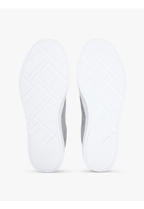 Tenis Gris De Ante Con Logo En Relieve Tommy Hilfiger