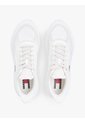 Tenis Blanco En Punto Jacquard Con Logo Tommy Hilfiger de Tommy Hilfiger