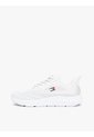 Tenis Blanco En Punto Jacquard Con Logo Tommy Hilfiger de Tommy Hilfiger