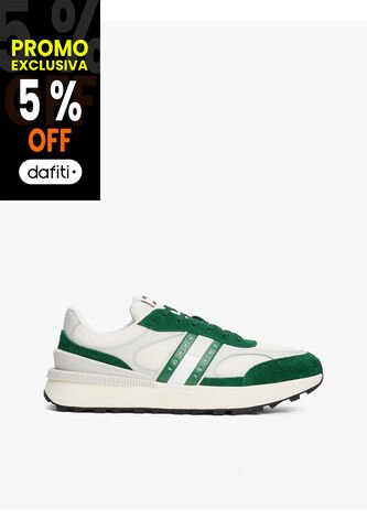 Tenis Verde Color Block Estilo Running Tommy Hilfiger Tommy Hilfiger